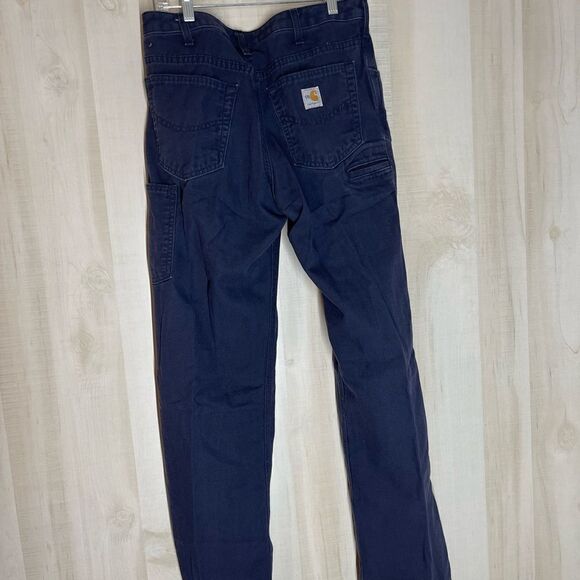 Carhart nfpa 2112 navy pants flame resistant, size 10 - Picture 5 of 15